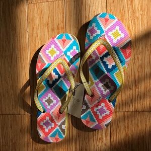 NWT Vera Bradley Flip Flops